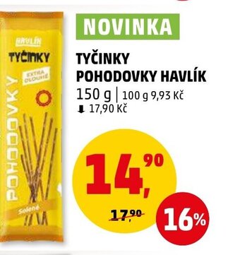 Penny Market TYČINKY POHODOVKY HAVLÍK nabídka