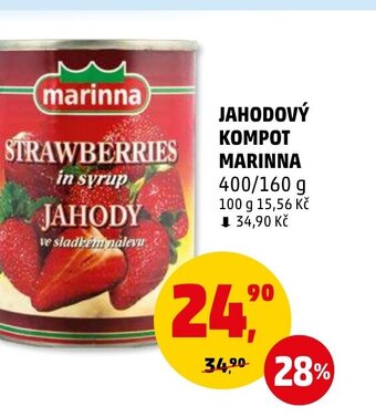 Penny Market JAHODOVÝ KOMPOT MARINNA nabídka