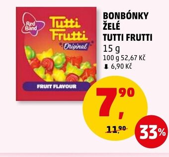 Penny Market BONBÓNKY ŽELÉ TUTTI FRUTTI nabídka