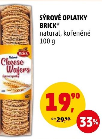 Penny Market SÝROVÉ OPLATKY BRICK* nabídka