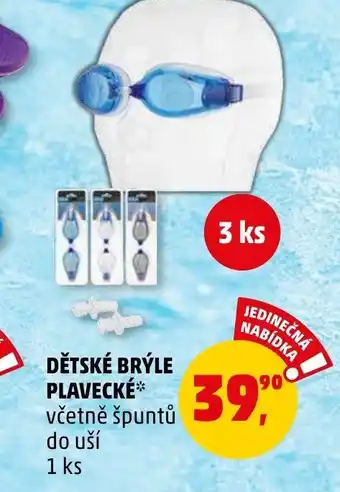 Penny Market DĚTSKÉ BRÝLE PLAVECKÉ nabídka