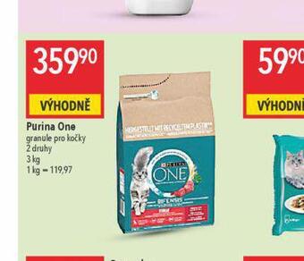 Globus Purina one granule pro kočky nabídka