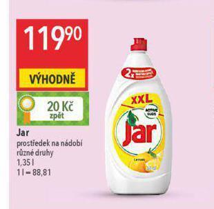 Globus Jar prostředek na nádobí nabídka