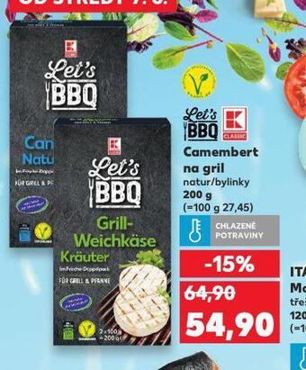 Kaufland Camembert na gril nabídka