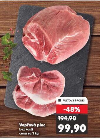 Kaufland Vepřová plec bez kosti nabídka