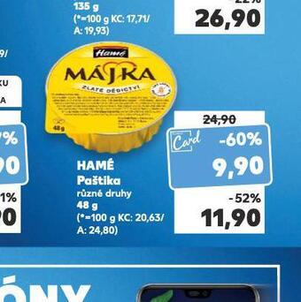 Kaufland Hamé paštika nabídka