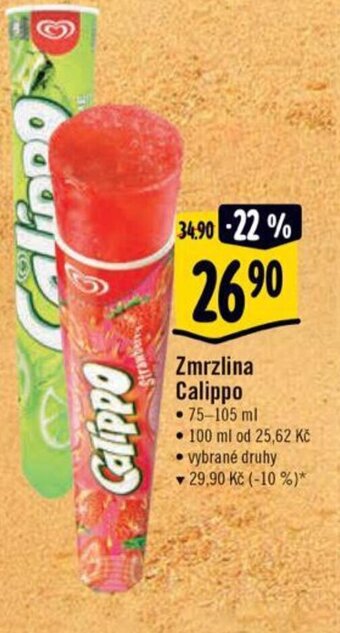 Albert Zmrzlina Calippo nabídka