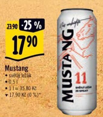 Albert Mustang světlý ležák nabídka
