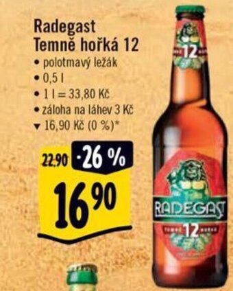 Albert Radegast Temně hořká 12 nabídka