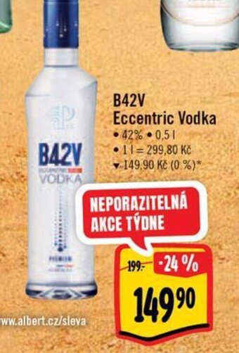Albert B42V Eccentric Vodka .42% -0,51 nabídka
