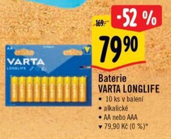 Albert Baterie VARTA LONGLIFE nabídka