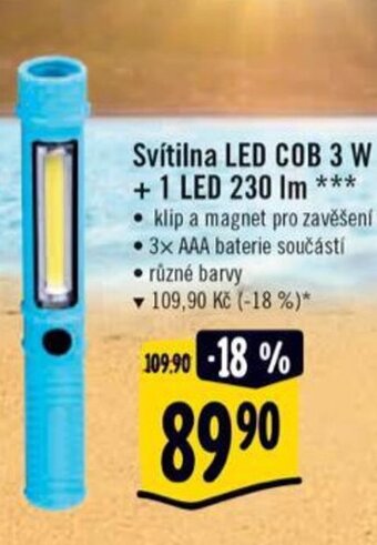 Albert Svítilna LED COB 3 W +1 LED 230 Im *** nabídka