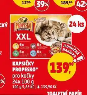 Penny Market Kapsičky propesko pro kočky nabídka