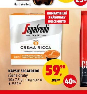 Penny Market Kávové kapsle segafredo nabídka