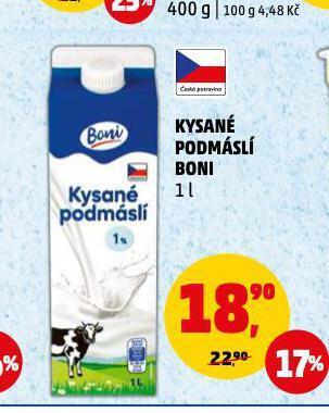 Penny Market Kysané podmáslí nabídka