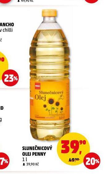 Penny Market Slunečnicový olej nabídka