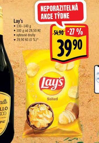 Albert Lay's chipsy nabídka