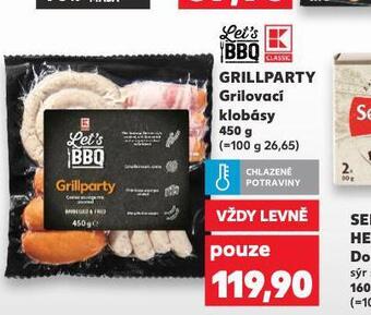 Kaufland Grilovací klobásy nabídka