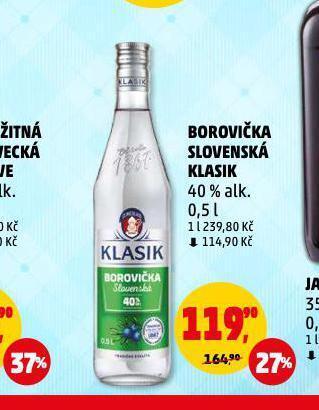 Penny Market Borovička slovenská nabídka