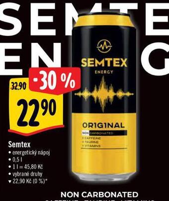Albert Semtex energetický nápoj nabídka