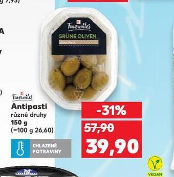 Kaufland Antipasti nabídka