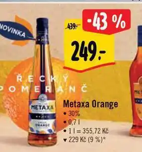 Albert Metaxa orange nabídka