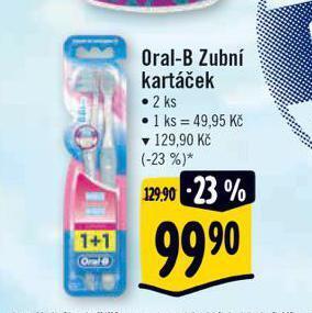 Albert Oral-b zubní kartáček nabídka