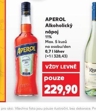 Kaufland Aperol nabídka