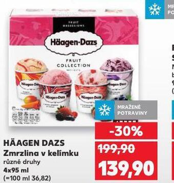 Kaufland Häagen dazs zmrzlina nabídka