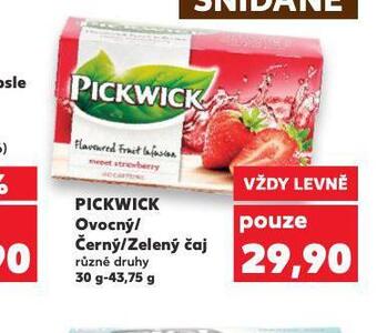 Kaufland Pickwick čaj nabídka