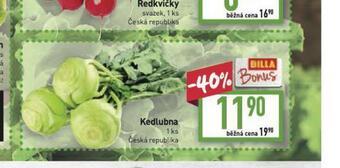 Billa Kedlubna nabídka