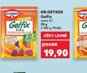 Kaufland Dr. oetker gelfix extra 2:1 nabídka