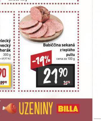 Billa Babiččina sekaná nabídka