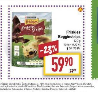 Billa Friskies begginstrips nabídka