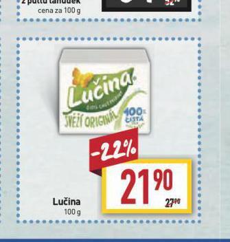 Billa Lučina nabídka