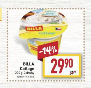 Billa Billa cottage nabídka