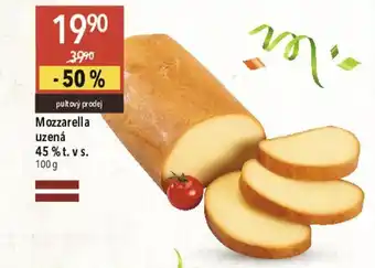 Globus Mozzarella uzená 45 % t. v s. 100 g nabídka