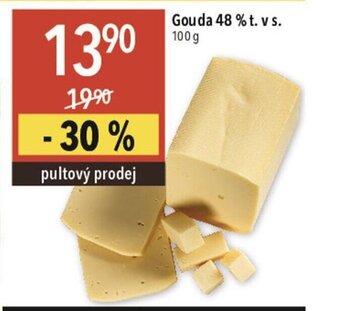Globus Gouda 48 % t. v s. 100 g nabídka