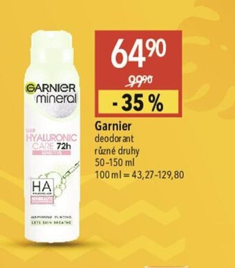 Globus Garnier nabídka