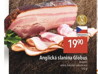 Globus Anglická slanina Globus nabídka