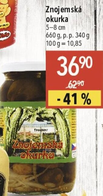 Globus Znojemská okurka nabídka