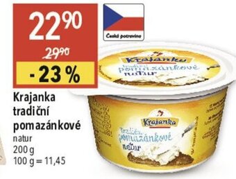 Globus Krajanka tradiční pomazánkové nabídka