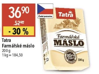 Globus Tatra Farmářské máslo nabídka