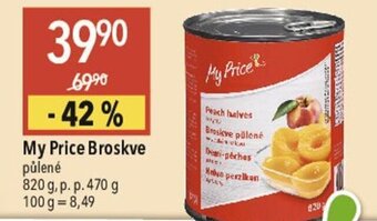 Globus My Price Broskve nabídka