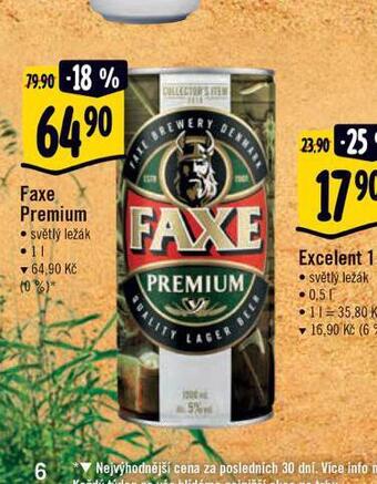 Albert Pivo faxe premium nabídka