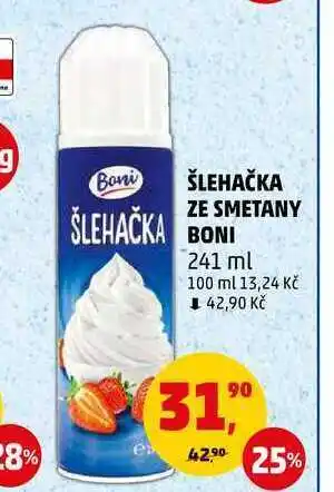 Penny Market Šlehačka ze smetany boni 241 ml nabídka
