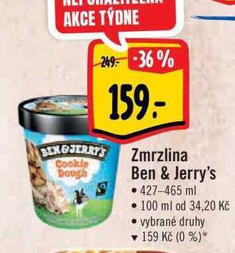 Albert Zmrzlina ben & jerry's 427-465 ml nabídka