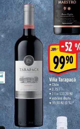 Albert Viña tarapacá 0,75 l nabídka