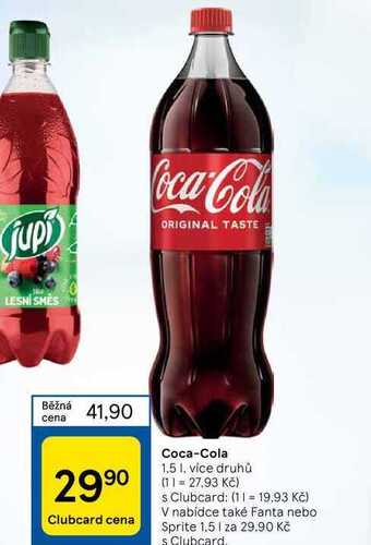 Tesco Coca-cola 1.5 l nabídka