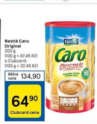 Tesco Nestlé caro original 200 g nabídka